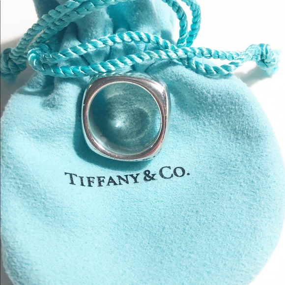 Tiffany & Co. Jewelry - Tiffany & Co Sterling Silver Cushion Ring